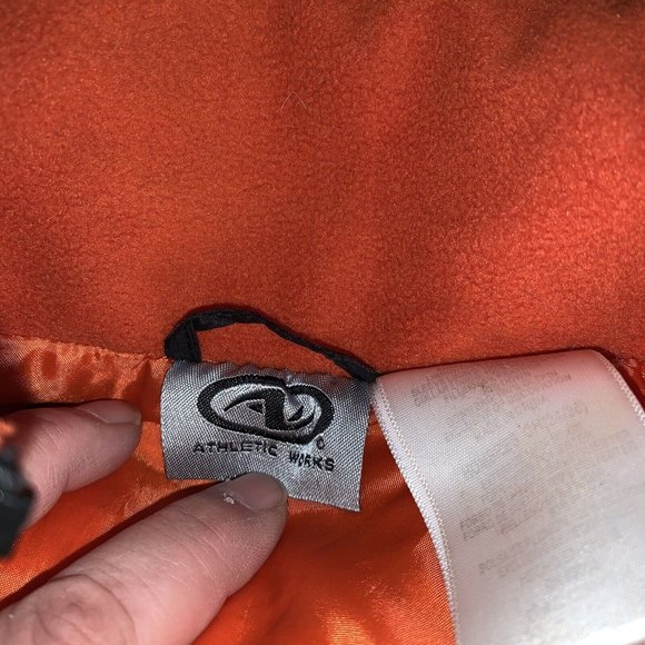 Athletic Works Black Nylon Lined Feather Down Puffer Coat Mens Small (34-36) - Picture 10 of 14